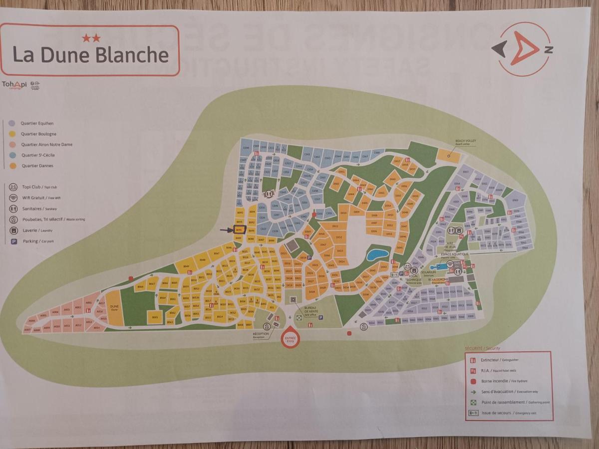 Camping La Dune Blanche Camiers Exteriör bild
