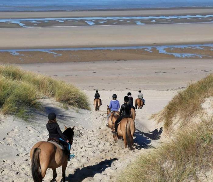 Camping La Dune Blanche Camiers Exteriör bild